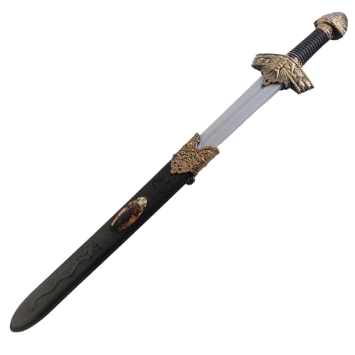 Toy Sword with Sheath - 21' Long Plastic Sword with Sound - Toy Swords for Kids 8-12 - Fake Sword - Viking Sword - Medieval Sword - Knight Sword