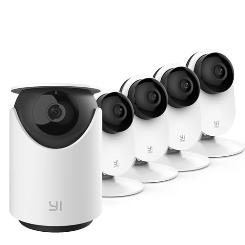 YI Pro 2K 4PC Home Security Camera Pet Security Camera 1pc Bundle