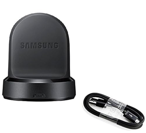 Genuine Samsung Qi Wireless Charging Dock Cradle Charger For Gear S3 Classic,Frontier SM-R760 with 3FT Micro USB & Stylus (New)