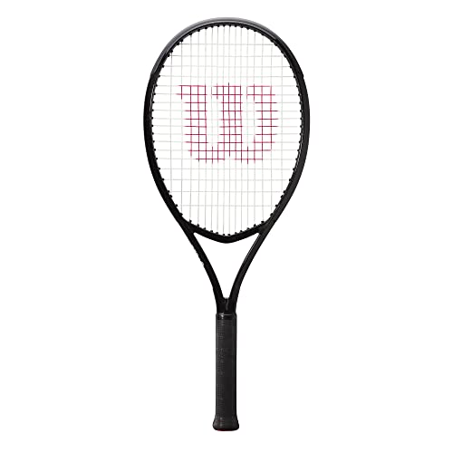WILSON XP 1 Adult Recreational Tennis Racket - Grip Size 4-4 1/2', Black