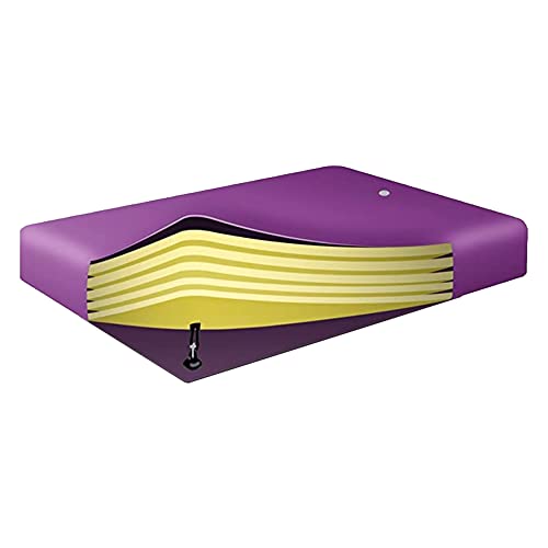 The Bedroom Store Waveless 95%, Hardside Water Bed Mattress, Contains Five Wave Reducing Fiber Layers, Bladder Corners are Reinforced, 18ml Smooth Vinyl (California King)