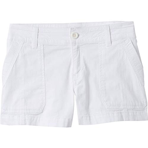 prAna Women's Standard Elle, White, 8 Short