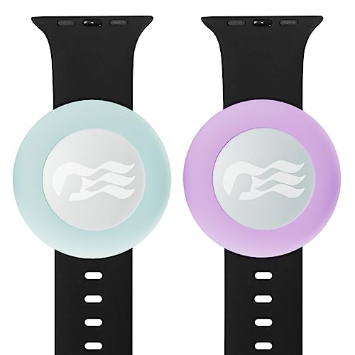 MAKCPOIMER Watch Adapter for holding Carnival Ocean Medallion,2/3 Pack Princess Cruise Medallion Holder Accessories (Purple+Teal)