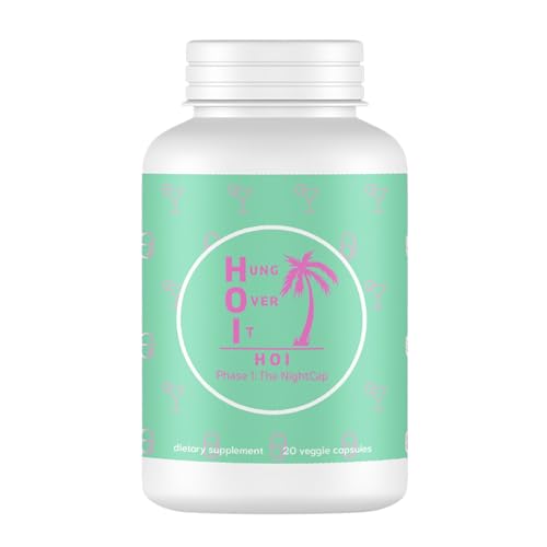 HOI - Alcohol Metabolism Supplement - Other Brands are unfairly Expensive! with DHM & L-glutathione for Liver Support, Electrolytes for Hydration and Vitamins & Minerals for Immune Support.