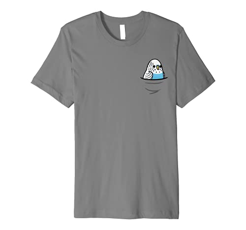 'Pocket Bird' Range - Blue Budgie Teeshirt