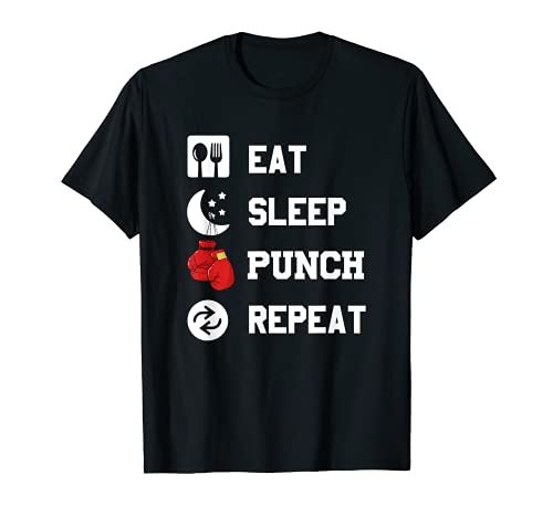 Eat, Sleep, Punch, Repeat! Boxing T-Shirt