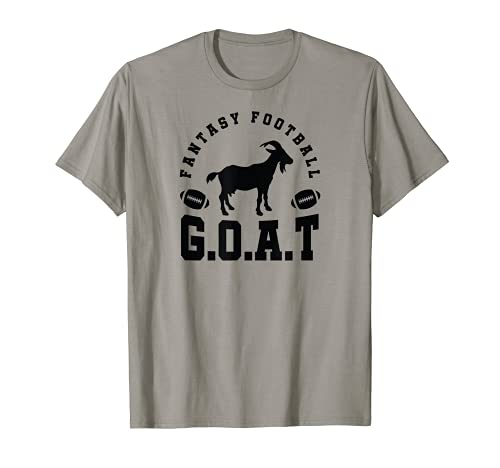 Greatest Fantasy Football of All Time G.O.A.T. T Shirt Funny
