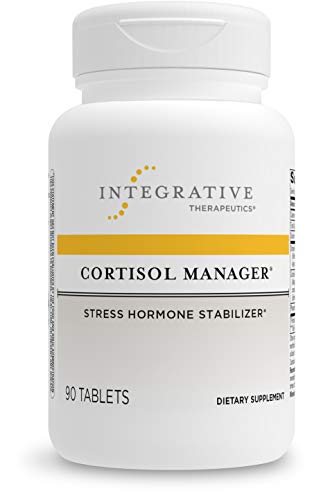 Integrative Therapeutics - Cortisol Manager - Supplement with Ashwagandha and L-Theanine - Supports Relaxation & Calm to Support Restful Sleep* - 90 Tablets