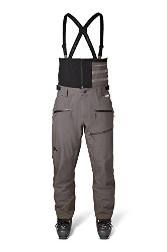 Flylow Men's Compound Bib Waterproof Breathable Ski and Snowboard Pants - Mercury - X-Large