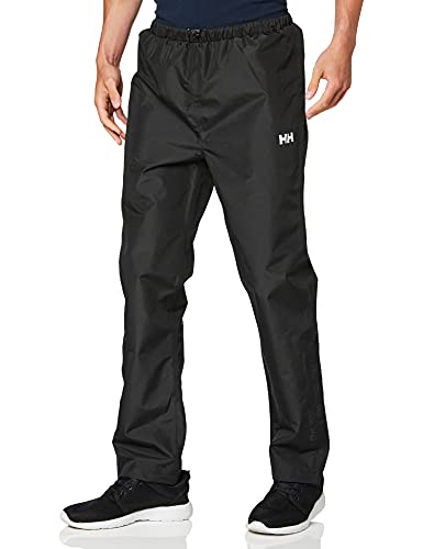 Helly Hansen Men's Seven J Waterproof Windproof Breathable Rain Pant, 990 Black, Small