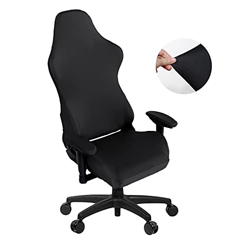 SARAFLORA Gaming Chair Covers Stretch Washable Computer Chair Slipcovers for Armchair, Swivel Chair, Gaming Chair,Computer boss Chair (Black, X-Large)