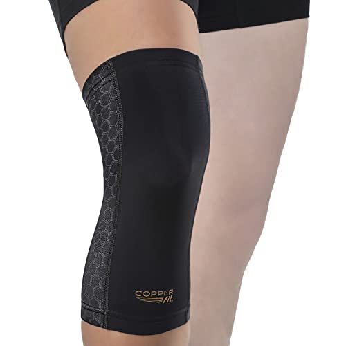 Copper Fit Freedom Knee Compression Sleeve, Small,Black