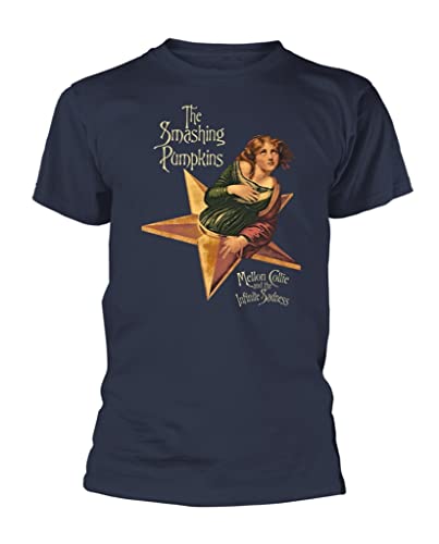 The Smashing Pumpkins 'Mellon Collie Album' (Blue) T-Shirt (Medium)