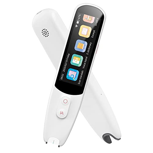 Pen Scanner, Text to Speech Device for Dyslexia, OCR Digital Highlighter Reader Pen, Exam Reading Pen, Bluetooth Langage Translator, No Monthly Fee