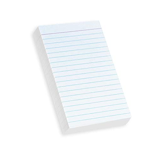 Home Advantage Vertically Ruled White Mini Index Cards, Note Cards (3x5)