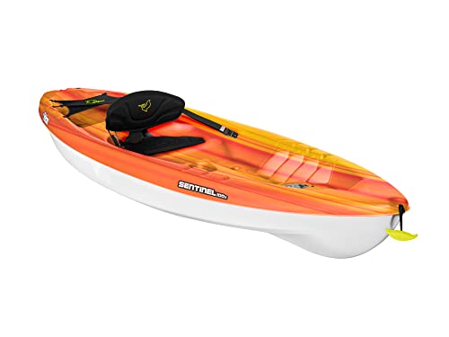 Pelican Sentinel 100X Recreational Sit on Top Kayak - Lightweight One Person Kayak - 10 Ft.