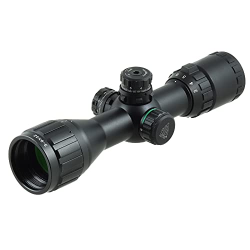 UTG 3-9X32 1' BugBuster Scope, AO, RGB Mil-dot, QD Rings , Black