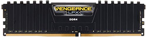Corsair Vengeance LPX 16GB (2x8GB) DDR4 DRAM 2400MHz C16 Desktop Memory Kit - Black (CMK16GX4M2A2400C16), Vengeance LPX Black, 16GB (2 x 8GB)