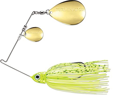 Terminator Pro Series Spinnerbait 3/8 Dirty Chartreuse Shad