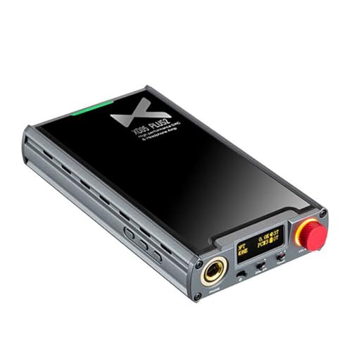 xDuoo XD05 Plus2 Portable HiFi DAC Headphone Amplifier 1200mW AK4493SEQ DSD256 32Bit/384kHz HD Bluetooth5.1/USB/Coaxial/Optical Input EQ Adjustment MQA Render