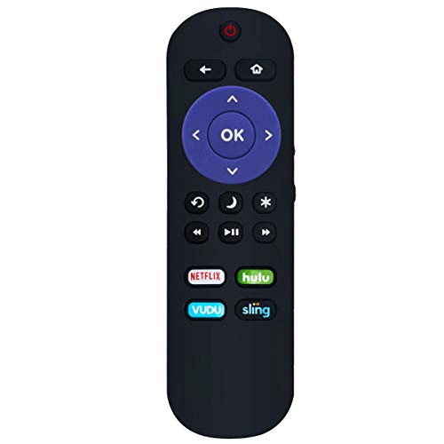 101018E0025 Replace Remote Applicable for Philips Roku TV 40PFL4662/F7 32PFL4664/F7 65PFL4864/F7 50PFL4864/F7 55PFL4864/F7 32PFL4764/F7 32PFL4763/F7 50PFL4763/F7 43PFL4763/F7 43PFL4662/F7 43PFL4962/F7