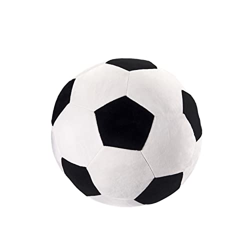 OurHonor Plush Soccer Ball, 11.8' Soft Soccer Stuffed Toy Soccerball Throw Pillow Fluffy Football Plushies Toy Sport Gift for Boy & Girls Chrismas Decor