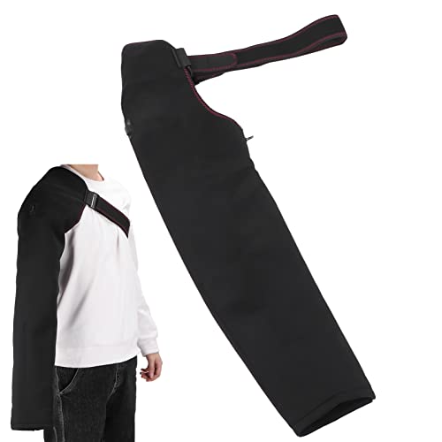 Heating Full Arm Sleeve Brace, USB Shoulder Massage Compression Sleeve Hot Compress Wrap Brace
