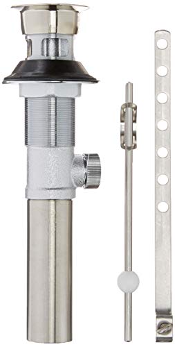 KOHLER K-1035350-BN Premier Drain with Overflow, One Size, Vibrant Brushed Nickel