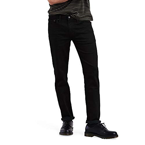 Levi's Men's 511 Slim Fit Jeans (Also Available in Big & Tall), (New) Black 3D Washed, 34W x 32L
