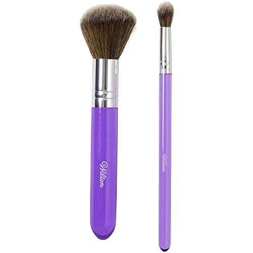 Wilton 2-Piece Dusting Brush Set - Apply Color Accent to Cakes with These two Brushes for Cake Decorating, Soft & Easy-To-Clean Baking Brushes