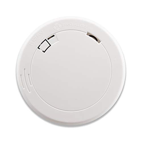 First Alert Slim Photoelectric Smoke Alarm with 10-Year Sealed Battery, PR710, WHITE