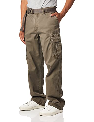 UNIONBAY mens Survivor Iv Relaxed Fit Cargo - Reg and Big Tall Sizes Casual Pants, Rye, 36W x 32L US