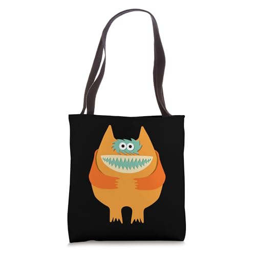 Vintage Nauga Stuffed Animal Cute Monster Throwback Tote Bag