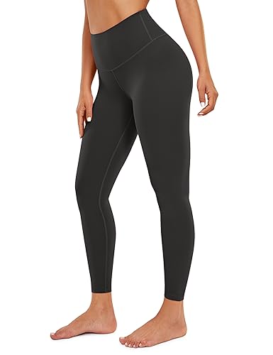 CRZ YOGA Butterluxe High Waisted Lounge Legging 25' - Workout Leggings for Women Buttery Soft Yoga Pants Black Medium