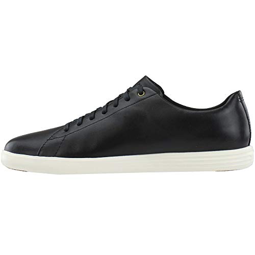 Cole Haan mens Grand Crosscourt Ii Sneaker, Black Lthr/White, 9.5 US