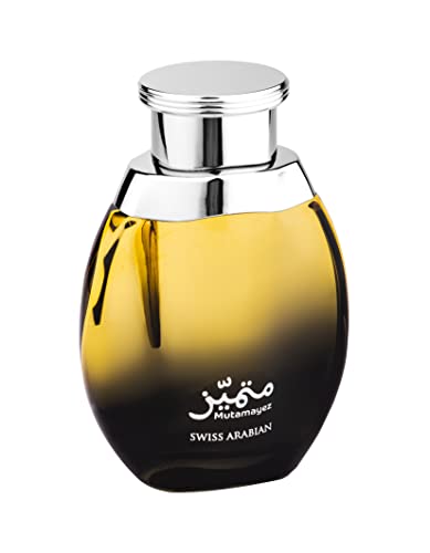 Swiss Arabian Mutamayez - Luxury Products From Dubai - Long Lasting And Addictive Personal EDP Spray Fragrance - The Luxurious Scent Of Arabia - 3.4 Oz