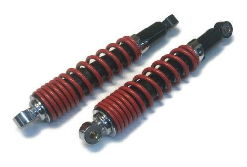 (2 Pack) 12' Length 10mm ID Adjustable Shocks Go Kart Cart Go-Cart Minibike Mini Bike