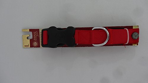 American Kennel Club Select Adjustable Dog Collar (Red)