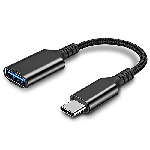 SNIGJAT USB C OTG Adapter, USB C to USB Compatible for Samsung Galaxy S9/S10/S20/S21/S21+ Note 10/10+/20 Ultra, Thunderbolt 3 to USB 3.0 Female On The Go Cable Compatible with MacBook Pro/Air 2020