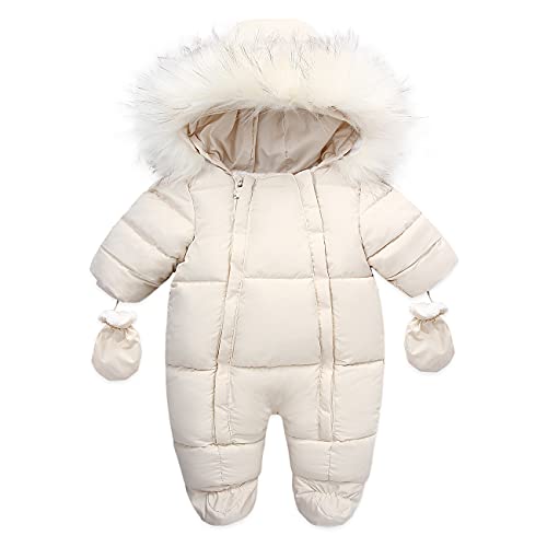 Tumaron Winter Snowsuits for Baby Girl Infant Outerwear Jacket 0-3-6 Months Snow Suits