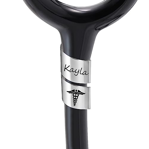 Personalized Stethoscope Name Tag Custom Stethoscope ID Charm Accessories for Nurse Doctor Vet