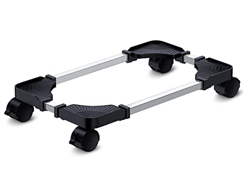 LABOBOLE Computer Tower Stand - Adjustable PC Stand for Most Desktop Towers - Elevate and Organize Your Computer Tower with Desktop Stand - Mobile CPU Stand PC Holder PC Cart PC Riser