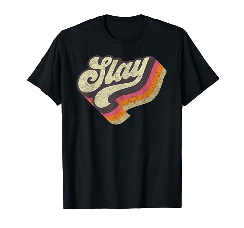 Slay-Internet Viral Meme Dank Slang Vintage Style Retro T-Shirt