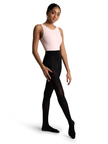 Capezio womens Studio Basics Footed tights, Black, Small-Medium US