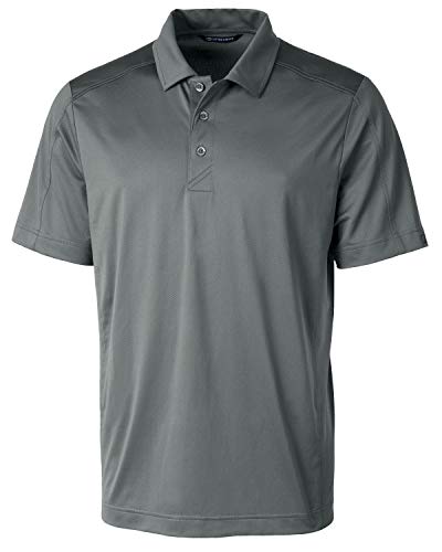 Cutter & Buck Men's Big & Tall Polo Shirt, Elemental Grey, 4XT