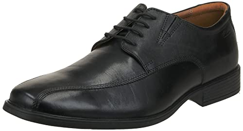 Clarks Men's Tilden Walk Oxford, Black Leather, 11 US