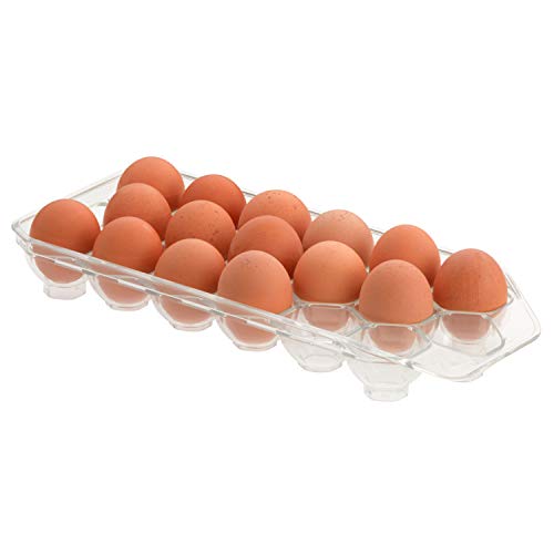 Spectrum Diversified Hexa in-Fridge Tray for Storage and Organization, Holds 18 Eggs, Clear, Extra Large