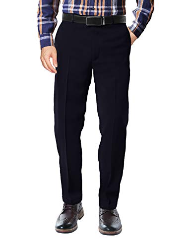 Match Men's Slim Fit Straight Leg Casual Pants M1(36W x 32L, 8079 Bluish Purple)