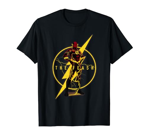 DC Comics Justice League The Flash Lightning Bolt Poster T-Shirt