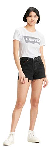 Levi's Women's 501 Original Shorts, lunar black, 28 (US 6)